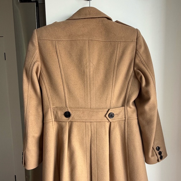 Rare Find - BURBERRY London Wool Cashmere Camel Trench Coat - USA 6 // UK 8 - Picture 5 of 9